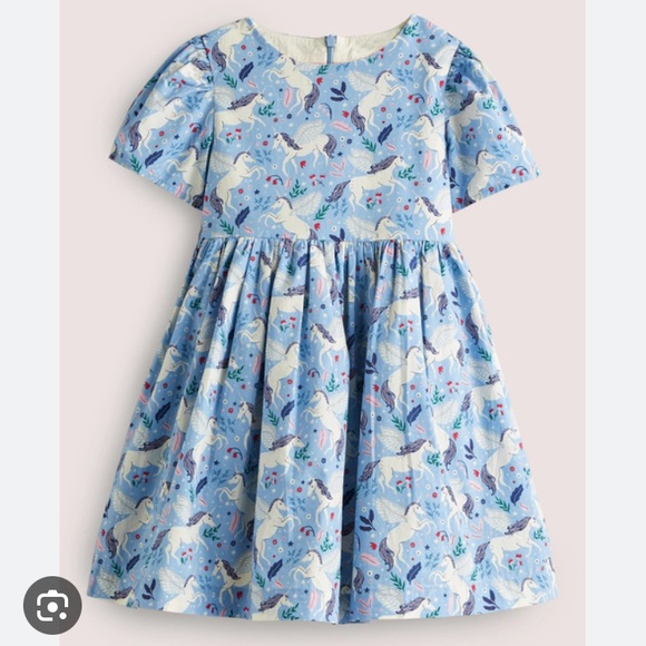 Mini Boden Unicorn Bow Party Dress - Picture 10 of 12